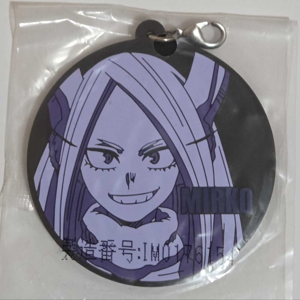 *4 for $20* My Hero Academia - Mirko Rubber Strap Keychain Charm Anime